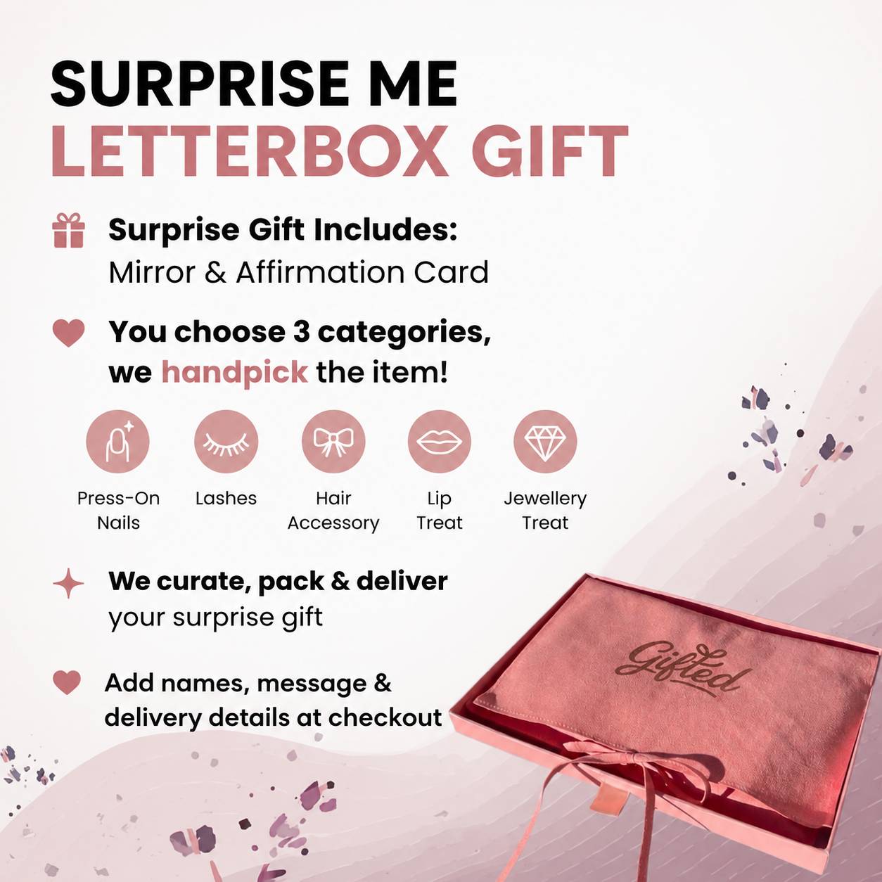 Surprise Letterbox Beauty & Accessory Customisable Gift