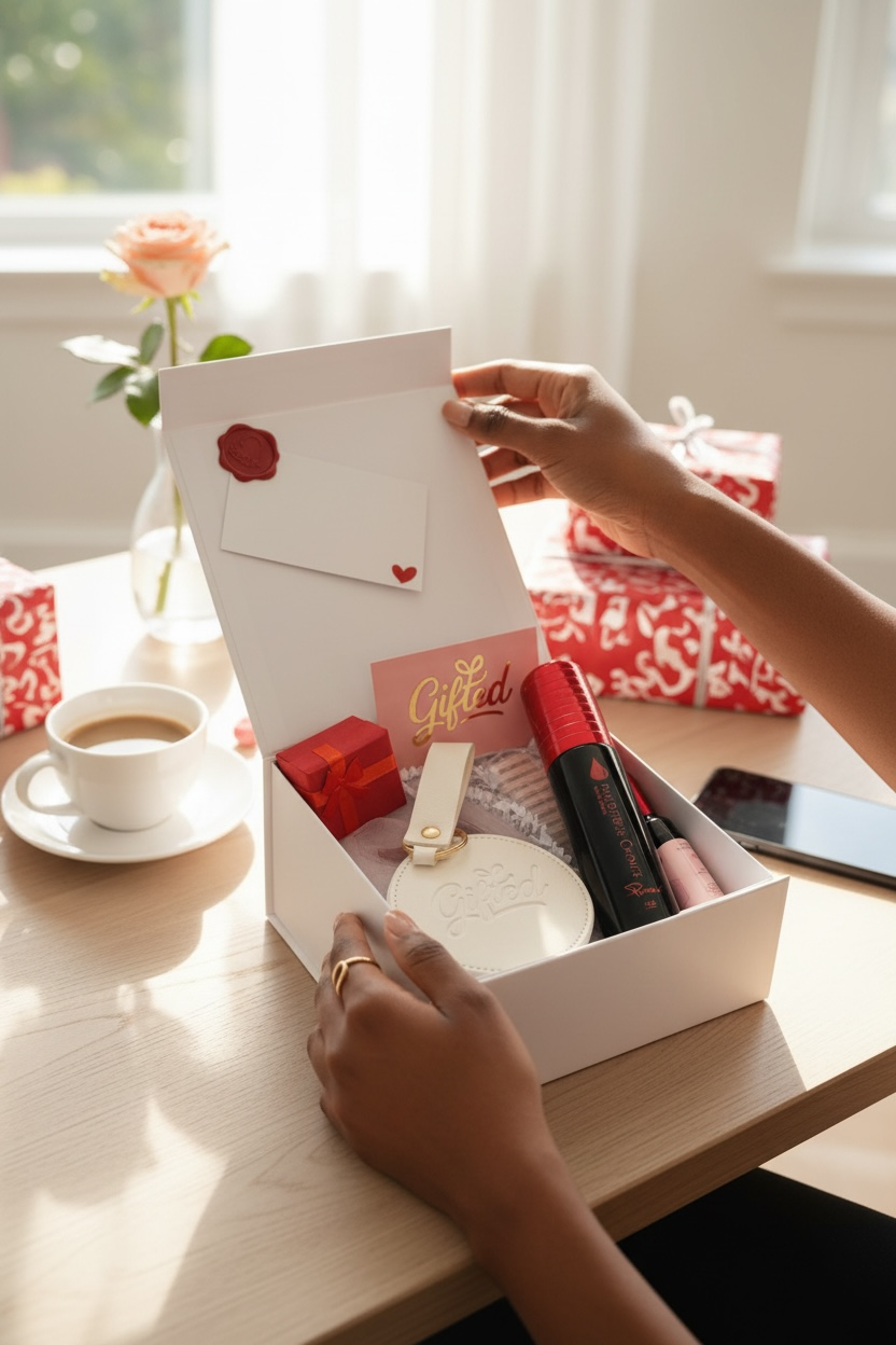 Red Beauty, Fragrance & Accessory Gift Box
