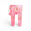 Sunkissed Love Hearts Lip Gloss Sweet Candy & Cherry Flavours with Keychain Charm (1pc)