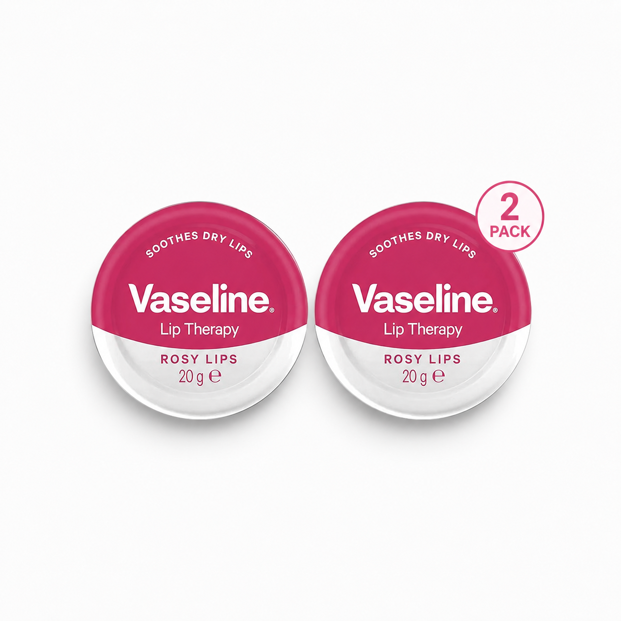 Vaseline Lip Therapy Rosy Lips Duo | 2 x 20g