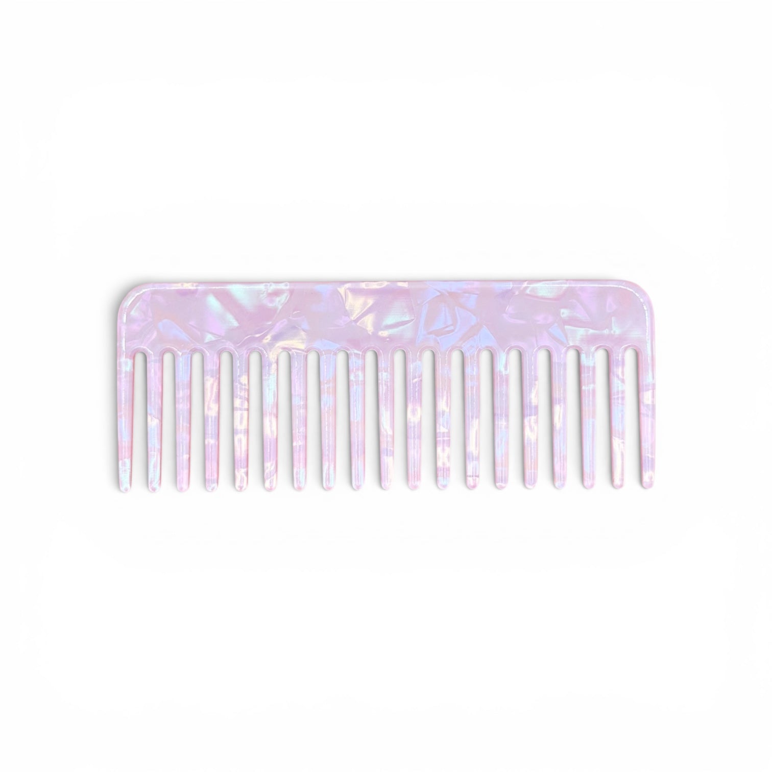 Mermaid Iridescent Wide Tooth Hair Comb