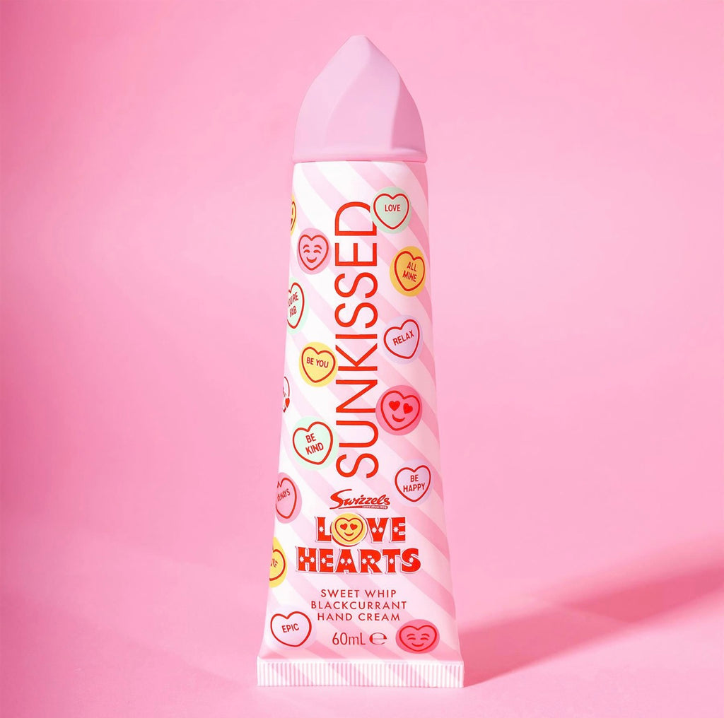 Sunkissed Swizzels Love Hearts Sweet Whip Blackcurrant Hand Cream