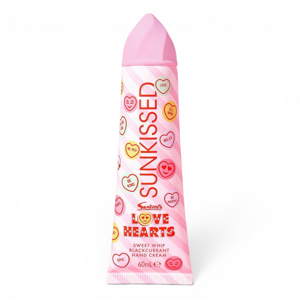 Sunkissed Swizzels Love Hearts Sweet Whip Blackcurrant Hand Cream