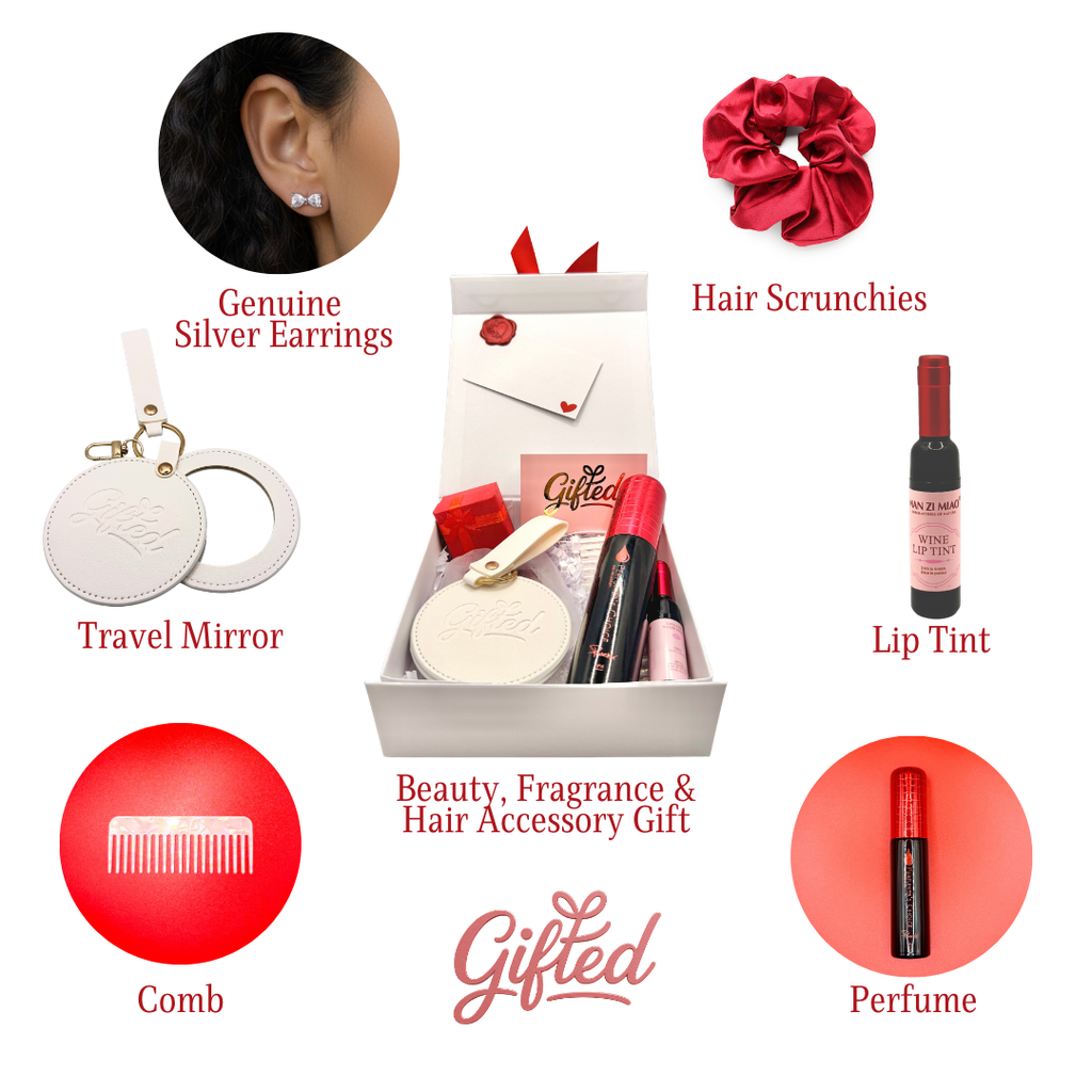 Red Beauty, Fragrance & Accessory Gift Box
