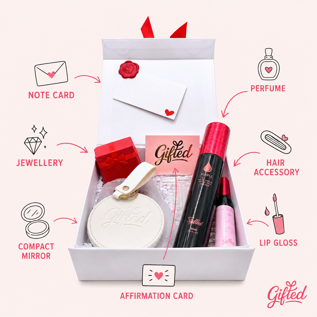 Red Beauty, Fragrance & Accessory Gift Box
